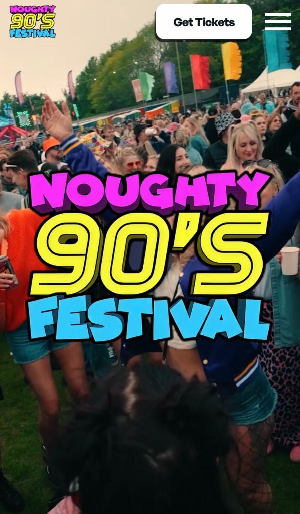 Noughty 90's Festival Tickets