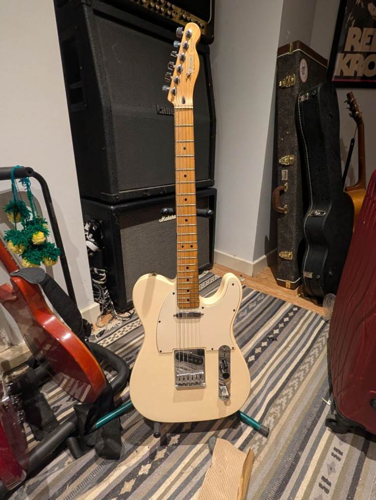 2005 Mexican Fender Telecaster - White, Used Condition