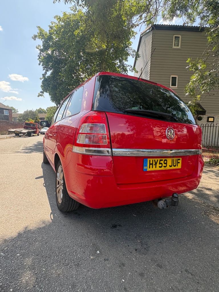 Vauxhall, ZAFIRA, MPV, 2009, Manual, 1598 (cc), 5 doors