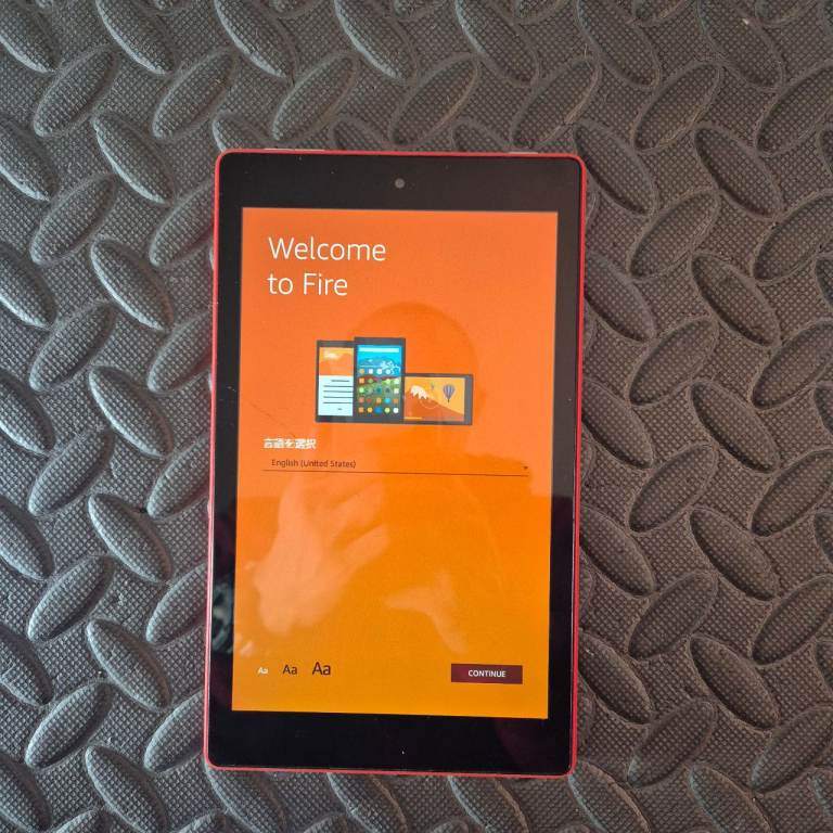 Amazon Fire HD 8 Tablet (7th Gen) G090MG, 16GB, Wifi, in Red