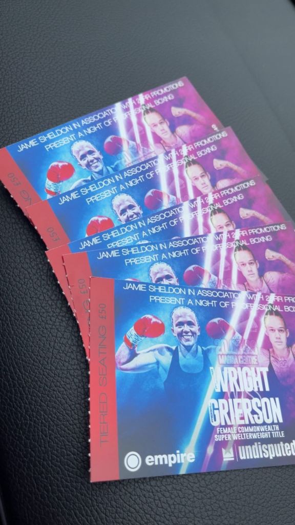 Dave Allen Fight Tickets – Magna Centre – £20 Each