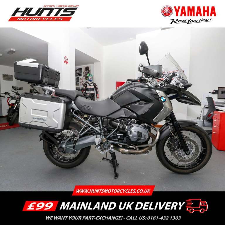 image for 2011 '11 reg. BMW R1200GS Triple Black. BMW Top Box & Panniers. £6,995.