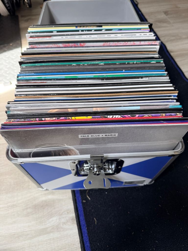 New Scotland Dj box with 100 new dance records 