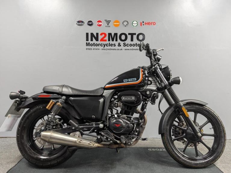 2024 (24) Lexmoto Detroit 125 in Black with only 2,671 miles