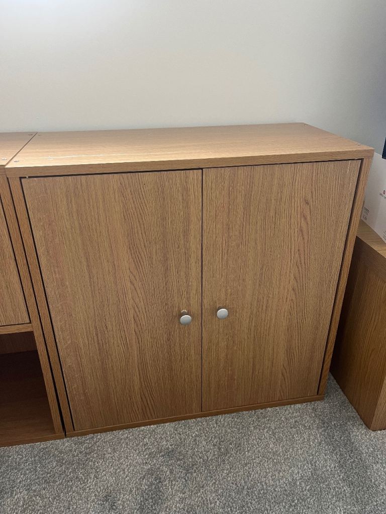 Storage Units with Doors and Shelves – Fair Condition