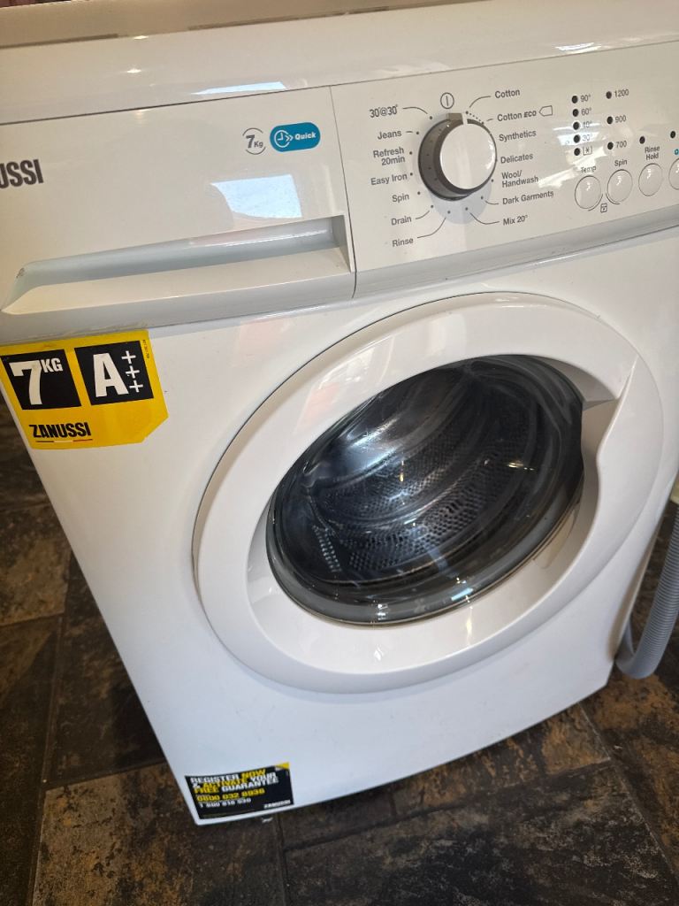 Zanussi A+++ energy rating washing machine 