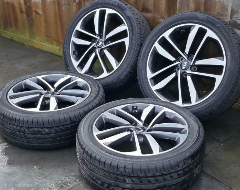 Kia Sportage GT-Line 19" alloy wheels - Genuine Kia 52910F1430 - 5 x 114.3 - 7.5J - ET50.5