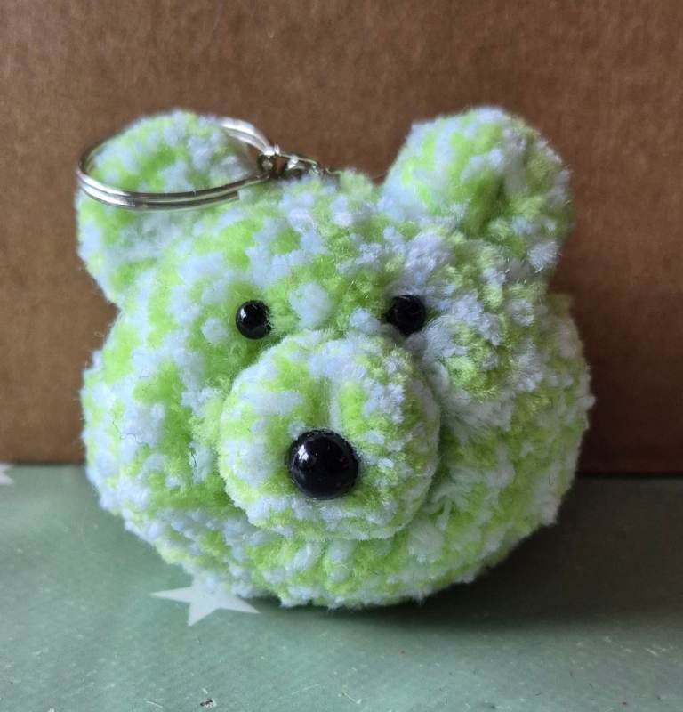 Teddy bear keyring 