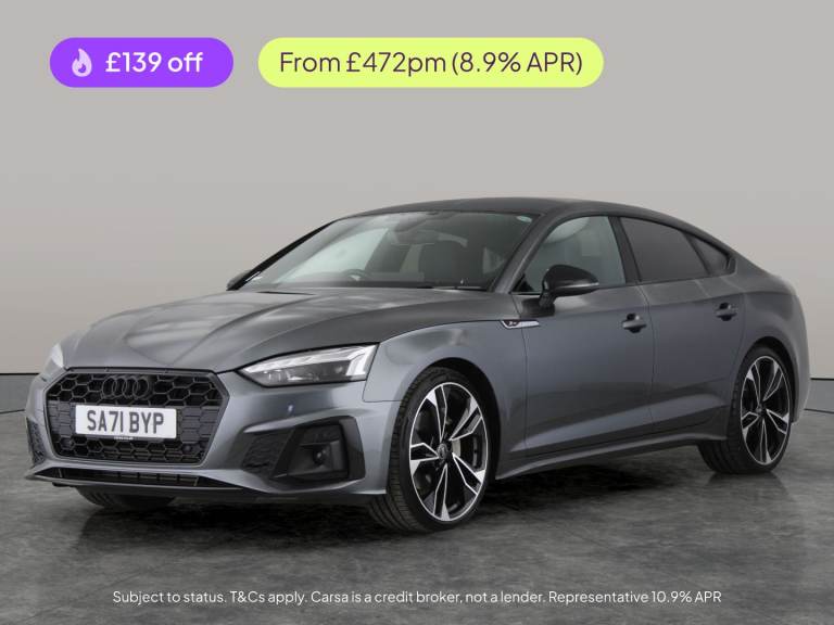 2021 Audi A5 2.0 TFSI 40 Black Edition Sportback 5dr Petrol S Tronic Euro 6 (s/s) (204 p Hatchbac...