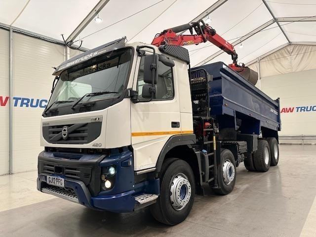 Volvo FM 420 8x4 Steel Tipper Grab