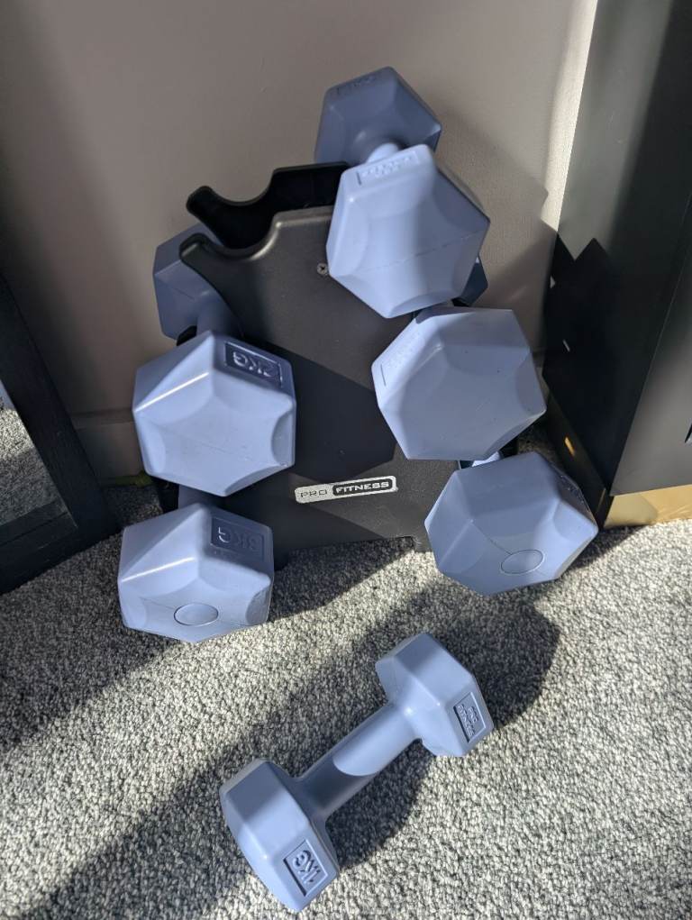 Dumbbells and stand
