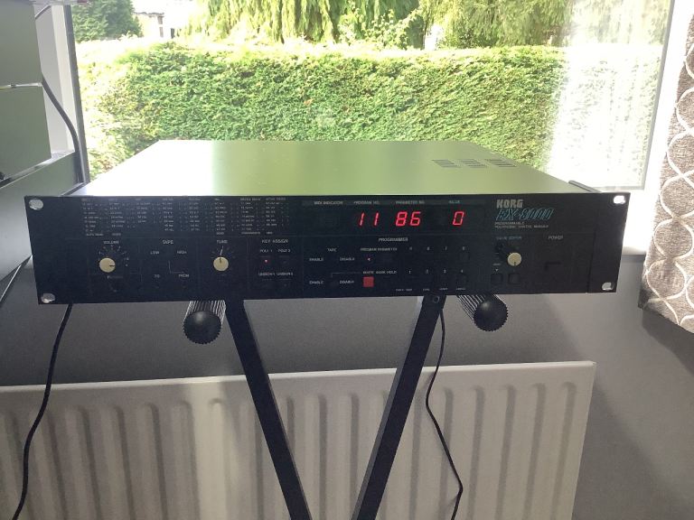 Rare Vintage Korg EX-8000 EX8000 Rack Module Synthesizer / recently serviced / Uk Model / VGC