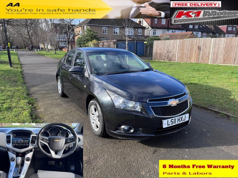 2011 Chevrolet Cruze 1.6 124 LS 4dr Auto SALOON Petrol Automatic