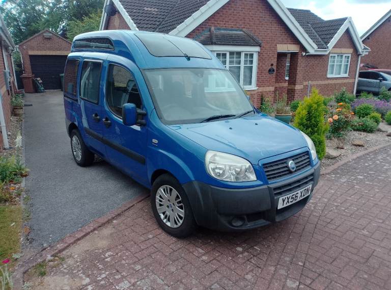 Fiat, DOBLO, MPV, 2006, Manual, 1368cc, Petrol, 5 doors, with wheelchair ramp if required.