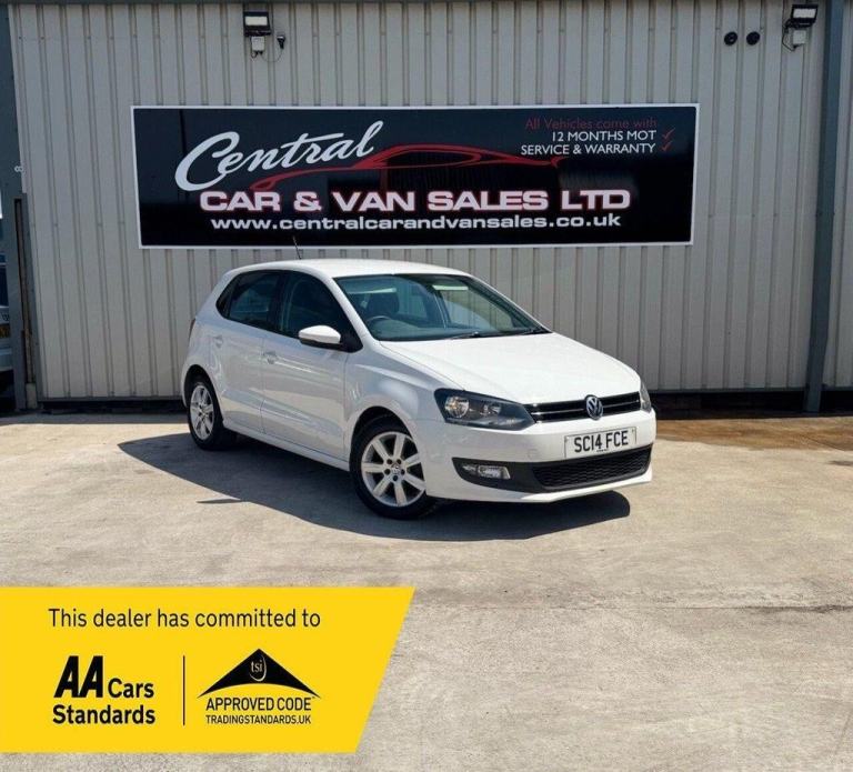 2014 Volkswagen Polo 1.2 Match Edition Hatchback 5dr Petrol Manual Euro 5 (60 ps