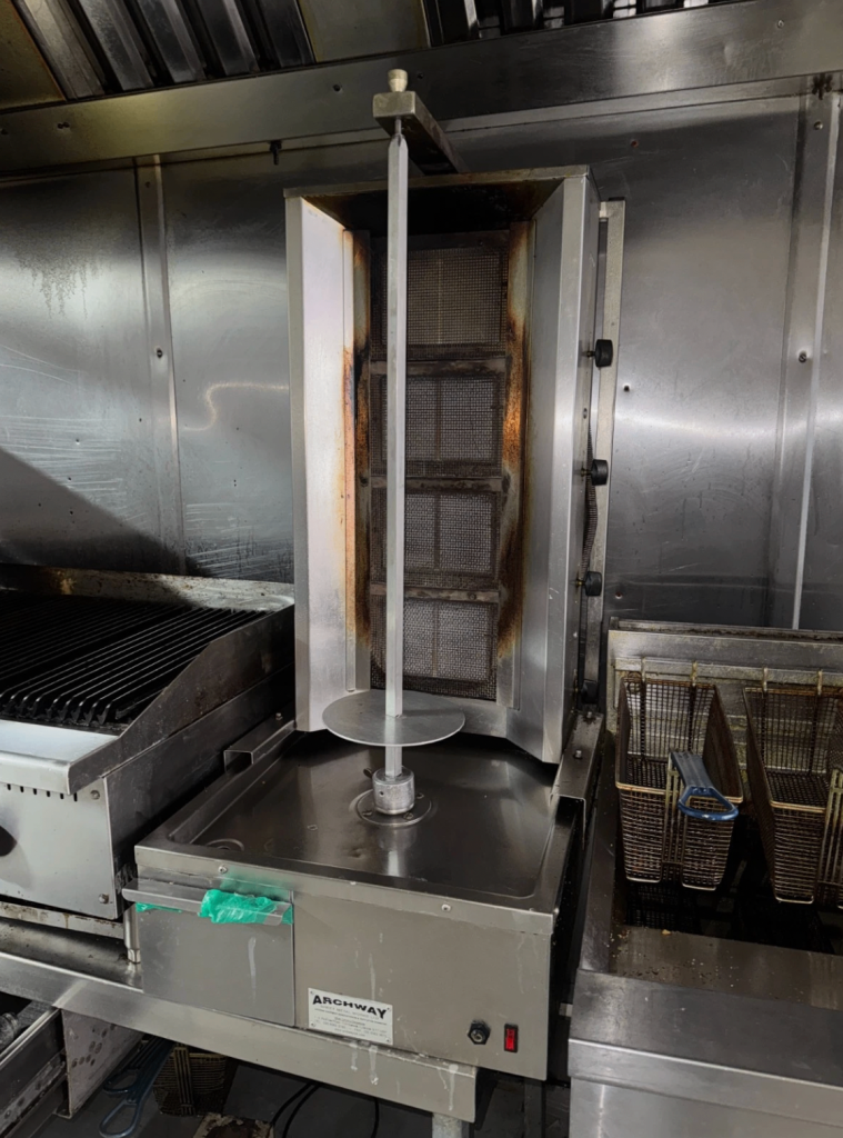 Archway 4 Burner Natural Gas Kebab Grill Doner Machine Commercial Catering