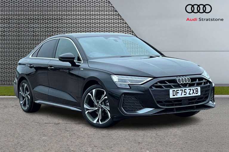 2025 Audi A3 1.5 TFSI 150 S Line 4dr S Tronic Saloon Petrol Automatic