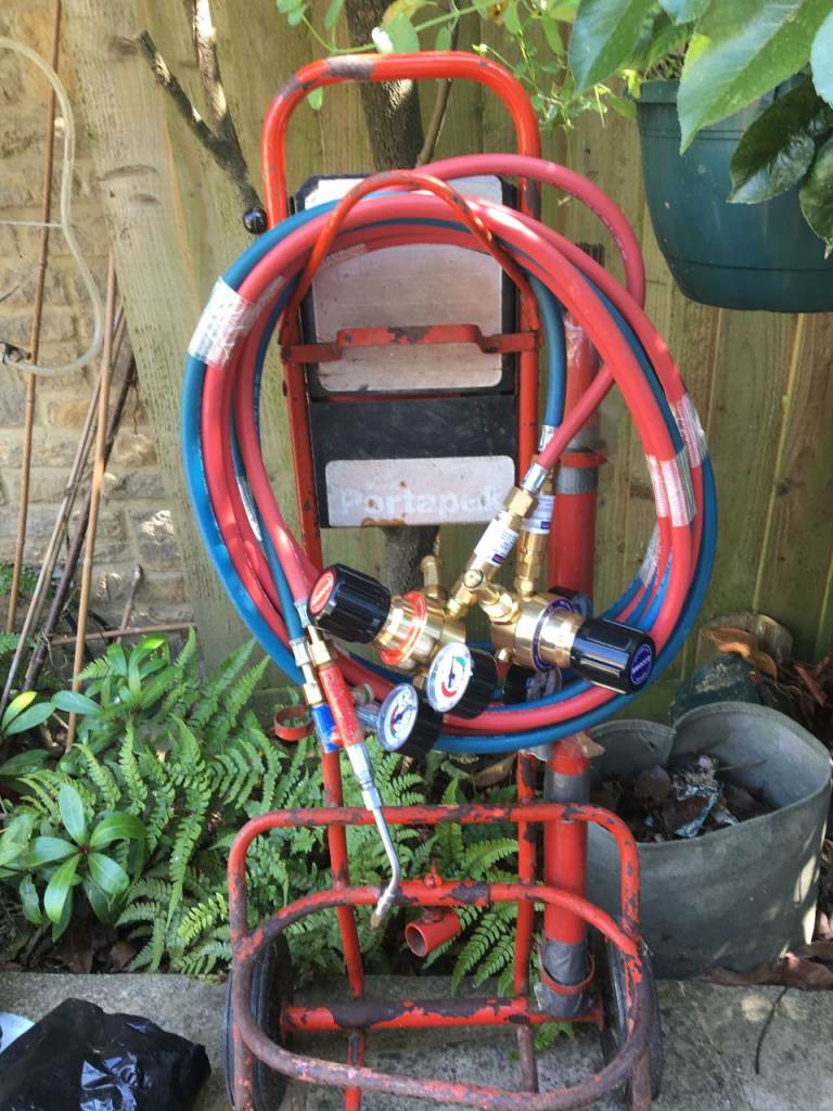 BOC Portapak Welding Kit - Complete Setup with Cart