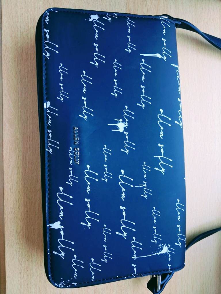 Allen Solly Navy Blue Shoulder Bag/Clutch – Good Condition