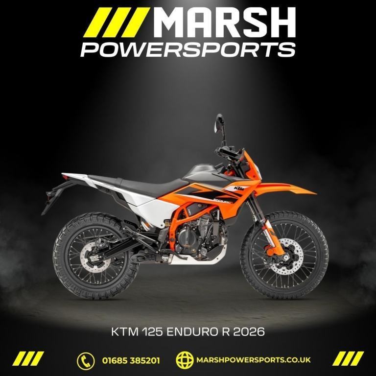 KTM 125 Enduro R 2026 Model - KTM Main Dealer - Reserve NOW!