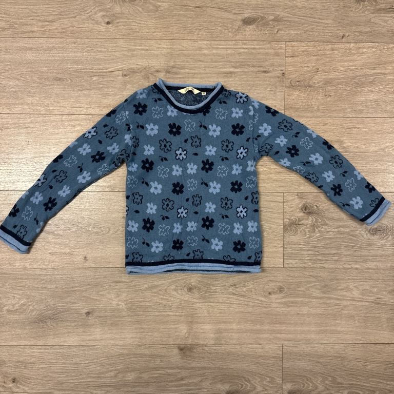 Girls Primark purple long sleeve jumper - 6 yrs 