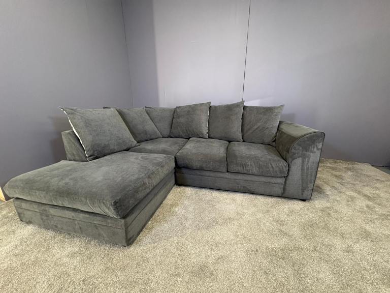 Sofa club grey L shape sofa DELIVERY AVAILABLE! 