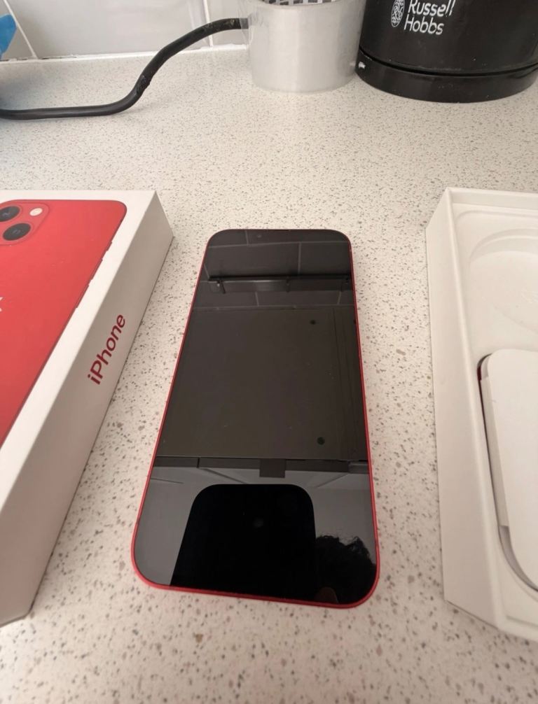 Boxed iPhone 13 128gb red unlocked like new 