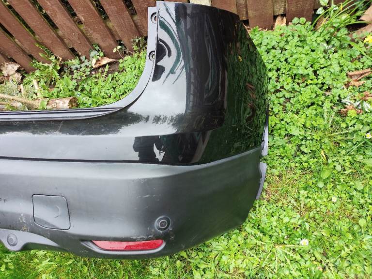 Qashqai j11 rear bumper black