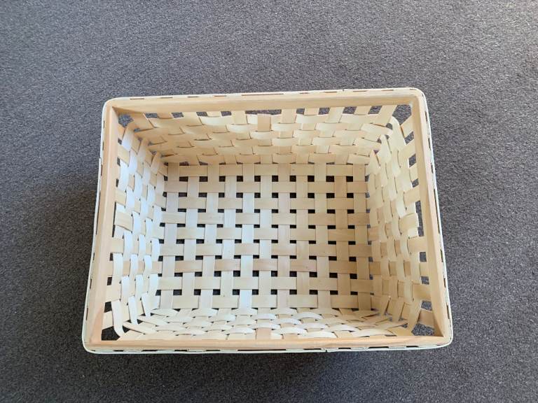 IKEA Knarra Storage Basket - New, Natural Wood Colour