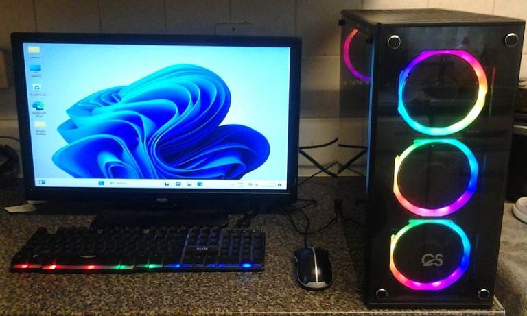 pc tower , desktop computer - collect - ts296bs - cash sale only sory