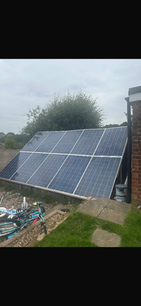 Solar Panels, Inverter & batteries