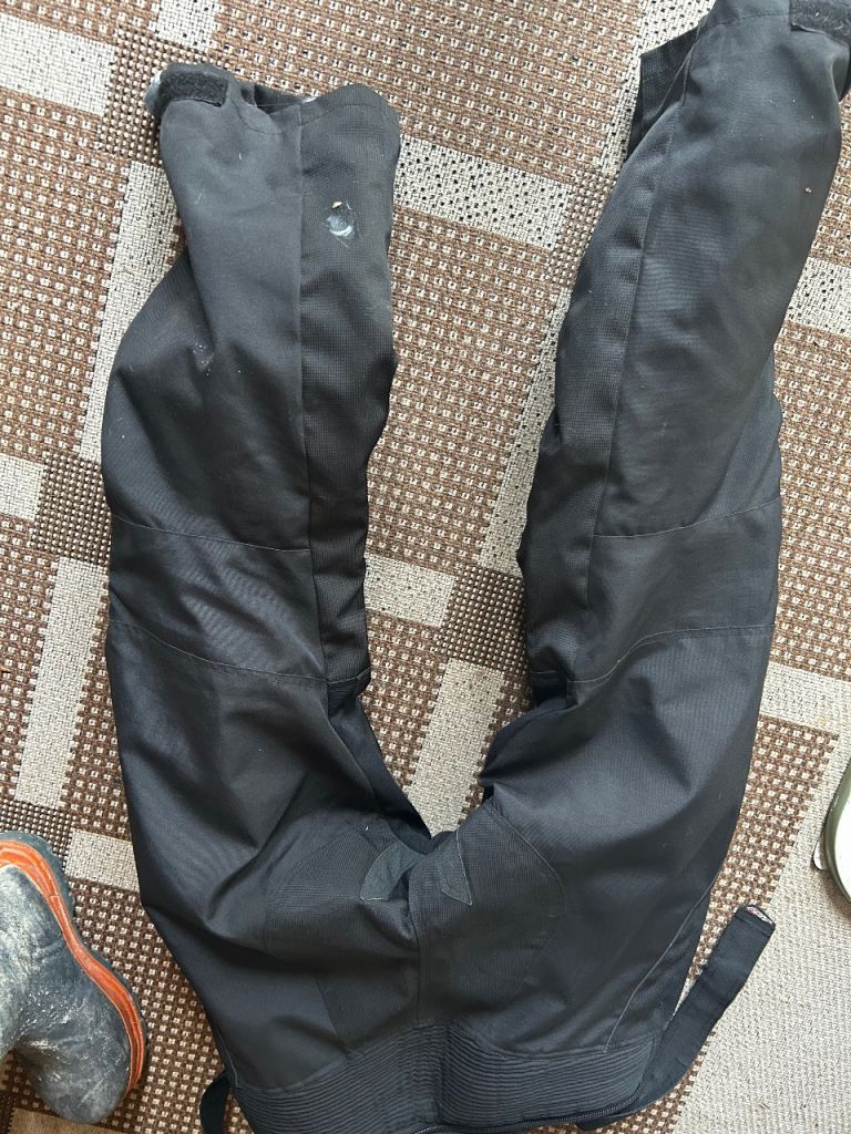 . Motorcycle leggings. 