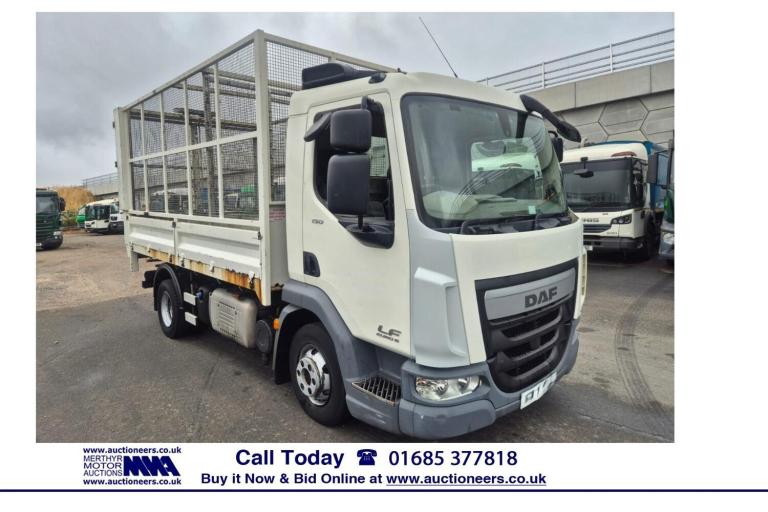 2017 DAF TRUCKS LF LF 150 4X2 AUTO 7.5 TON CAGED TIPPER C/W DHOLLANDIA TAIL LIFT (EURO 6).  NA Di...