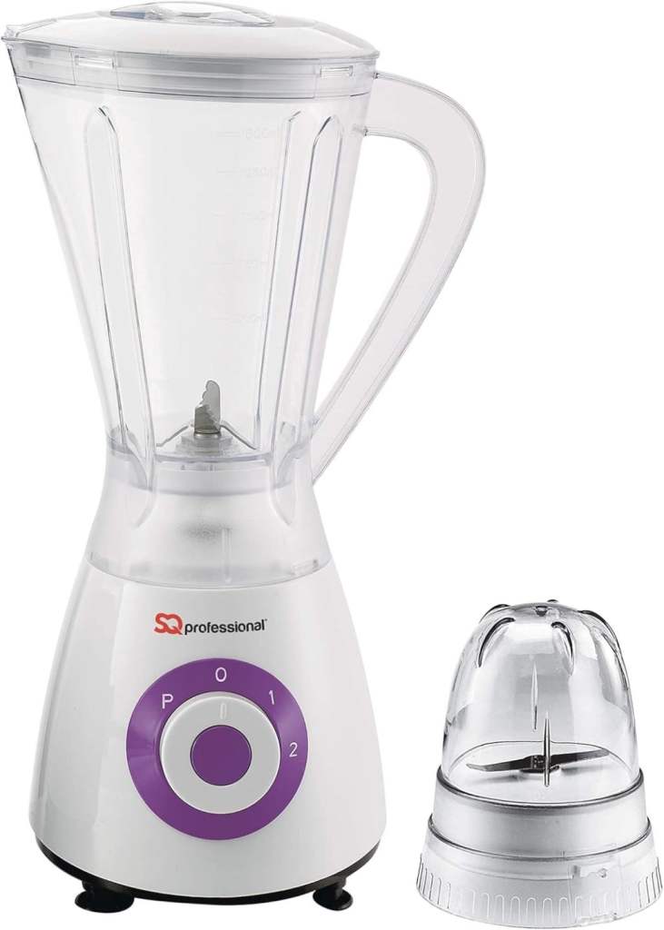 Mixer- Blitz 600W Blender with 1.5L Plastic Measuring Jug & Grinder Blender