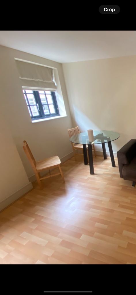 Large round glass table