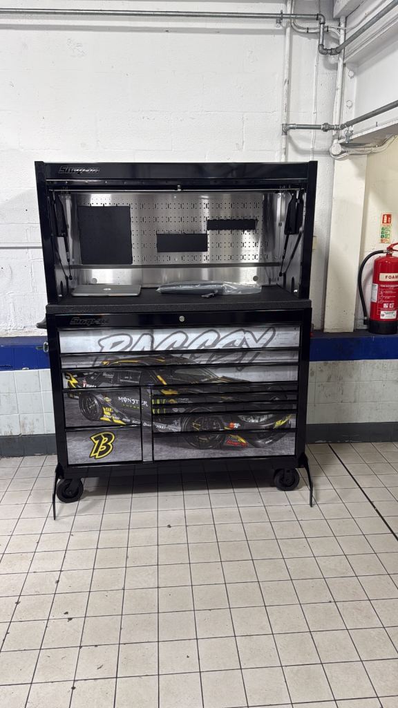 Snap-On Limited Edition Baggsy 55”Toolbox with Hutch– Good Condition