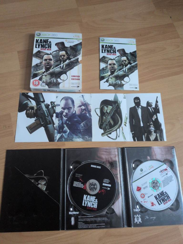 Xbox 360 Kayne and lynch dead men limited edition £25