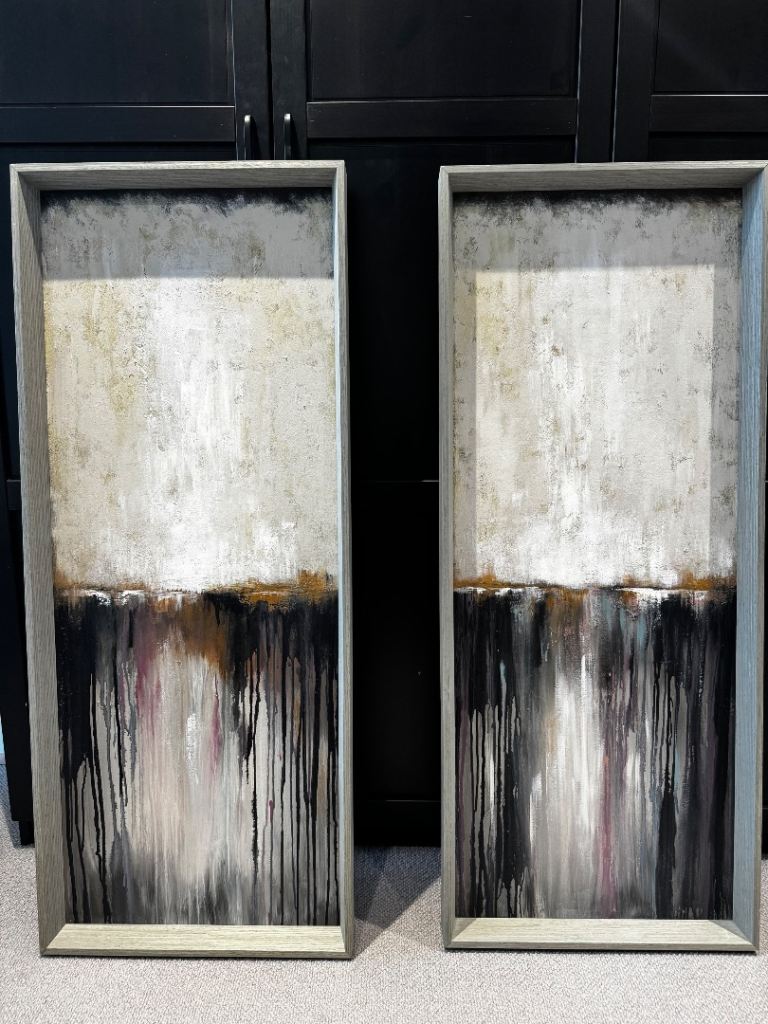 Two Large Beautiful Oil Paintings 