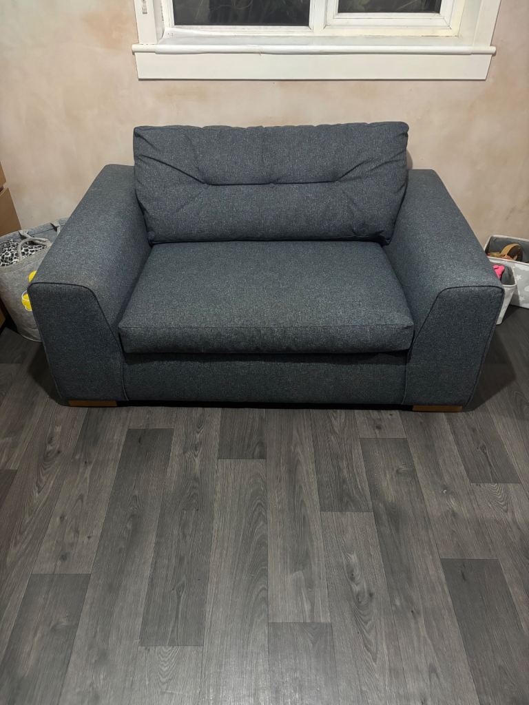 Grey 2 seater sofa bed 