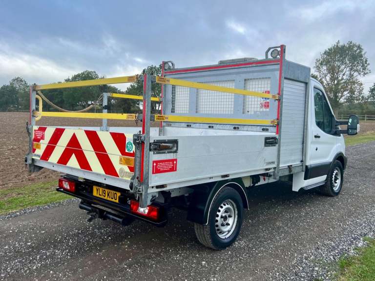 FORD TRANSIT 2.0 350 EcoBlue DROPSIDE TIPPER WITH TOOL STORAGE White Manual Die