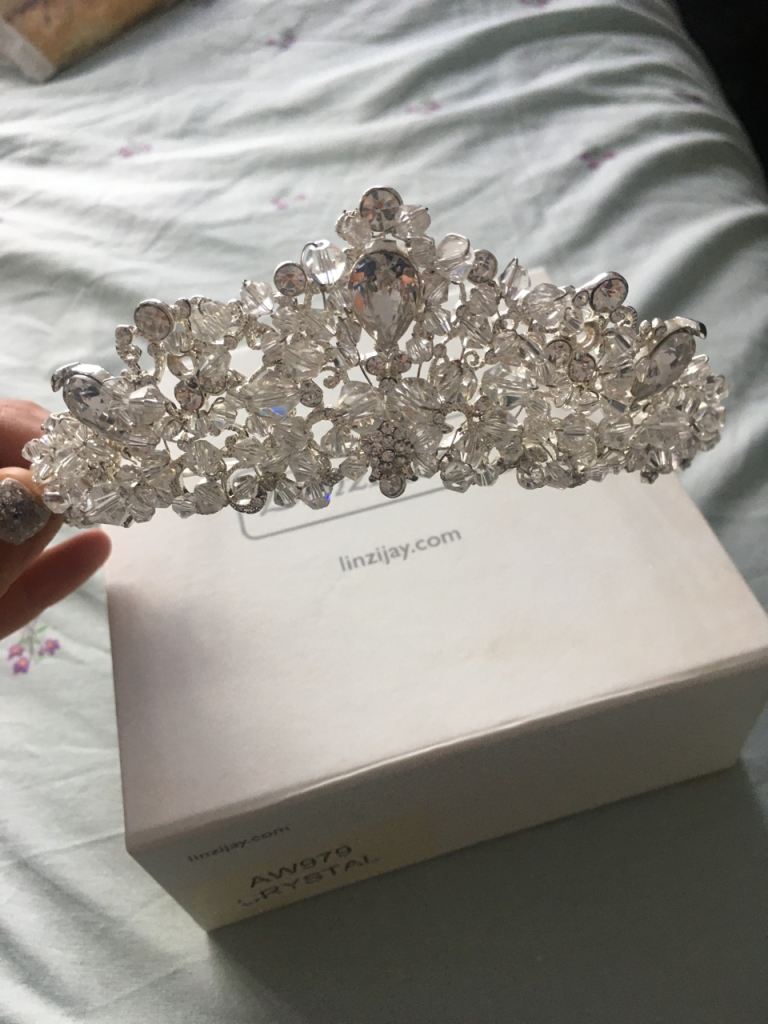 Crystal & Silver Tiara