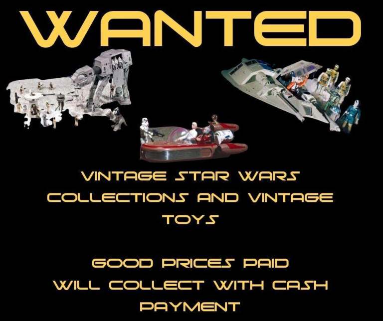 Wanted Vintage Toys Cash waiting Star Wars He-man TMNT Transformers 