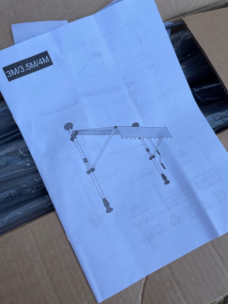 Patio awning new