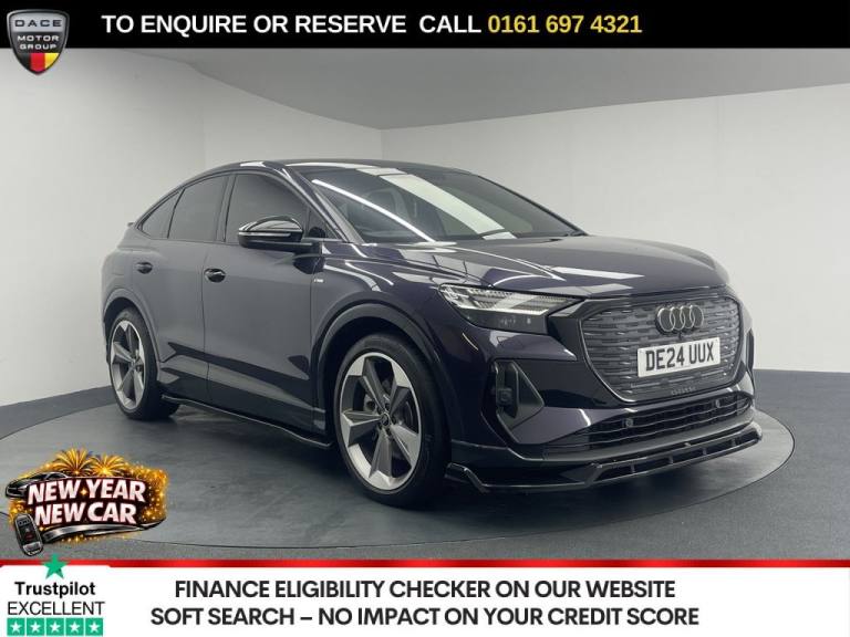 2024 Audi Q4 e-tron 45 Black Edition Sportback 5dr Electric Auto 82kWh (286 ps) ESTATE ELECTRIC A...