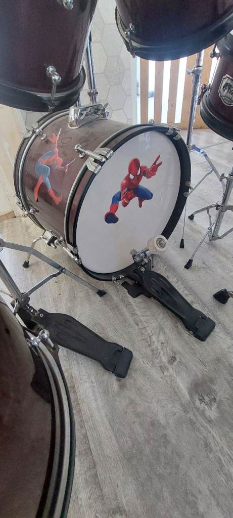 Full kids Drum Kit – Red