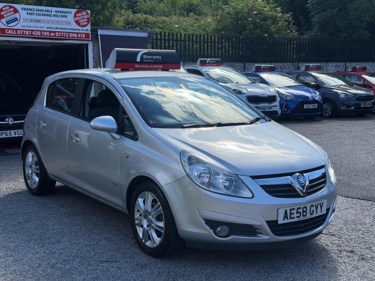 2008 Vauxhall Corsa 1.4i 16V Design 5dr Auto HATCHBACK PETROL Automatic