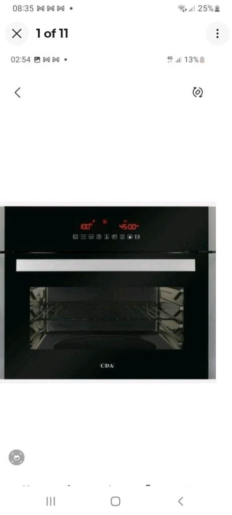 CDA VK702SS STEAM OVEN 