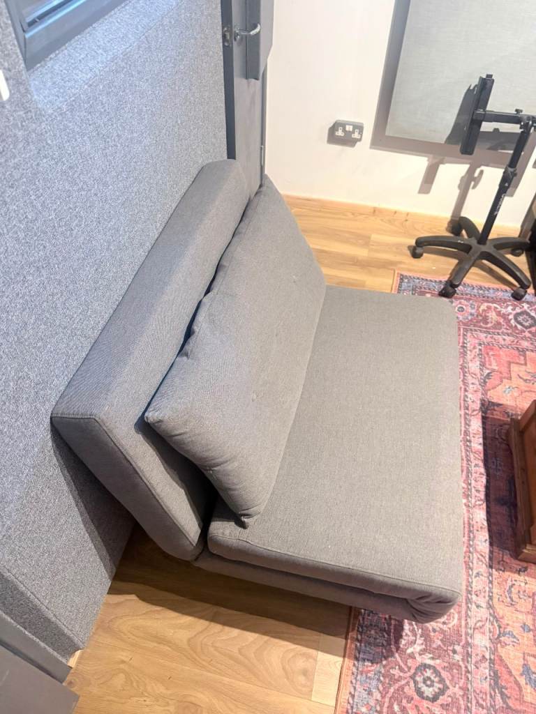Julian Bowen Rowan Grey Single Sofa Bed Was £419.00