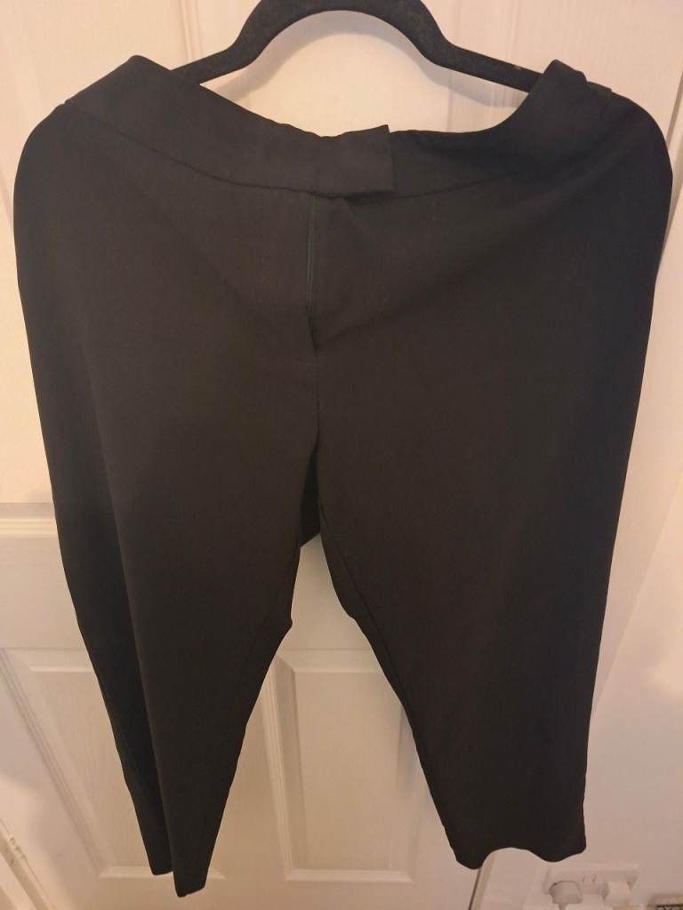 Black Formal Trousers. Size 18