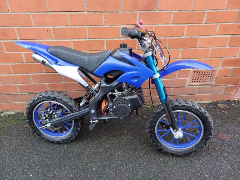 FunBike Mini Dirt Bike , Mini MotoBike 50cc Petrol , 2-Stroke ,Auto Off-Road ATV